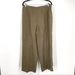 Talbots Irish Linen Fully Lined Trouser‎ Dress Pant size 14
